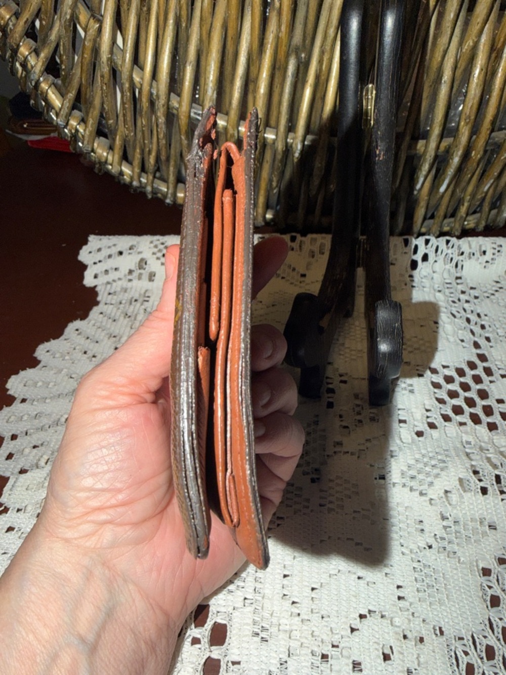 Louis Vuitton Monogram Canvas Wallet - Brown with Tan Accents - Picture 5 of 11